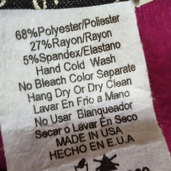 Celine by Champion Women's Purple Dress V-Neck Half Sleeve Stretch Size Small - Picture 8 of 8